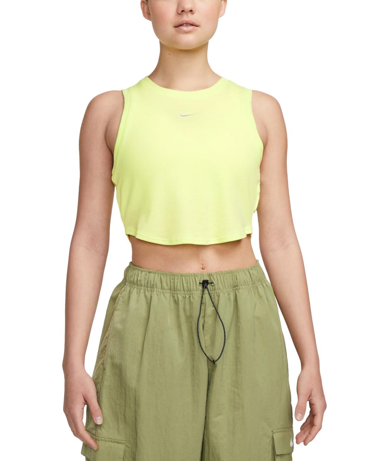 Womens Nike Sportswear Essential Ribbed Cropped Tank Top Product Image