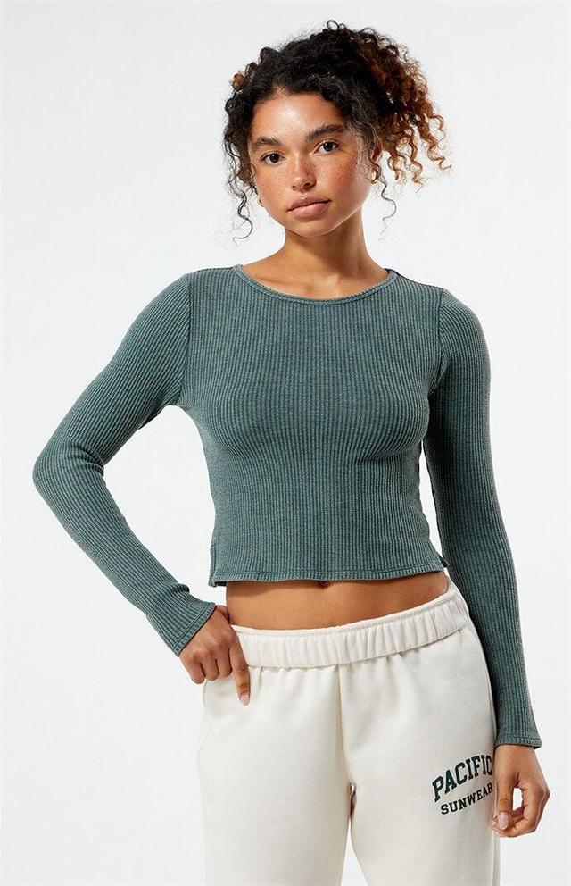 Est. PAC 1980 Women's Waffle Knit Long Sleeve Top Product Image