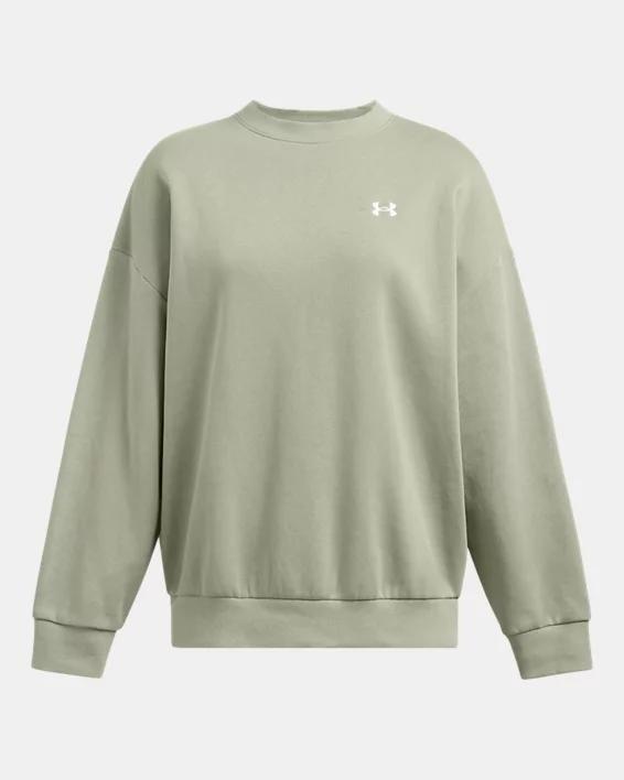 Women's UA Rival Fleece Oversized Crew Product Image