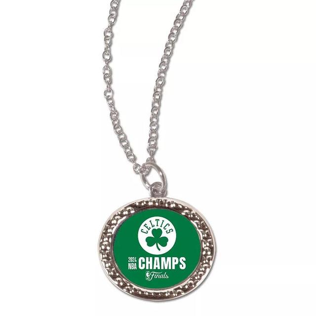 WinCraft Boston Celtics 2024 NBA Finals Champions Round Logo Necklace, Mens, Team Product Image