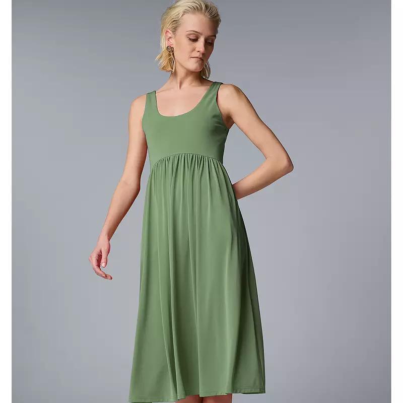 Womens Simply Vera Vera Wang Sleeveless Ruffled Fit & Flare Midi Dress Product Image