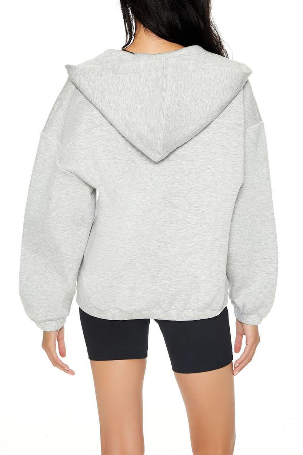 Scuba Knit Zip-Up Hoodie | Forever 21 Product Image