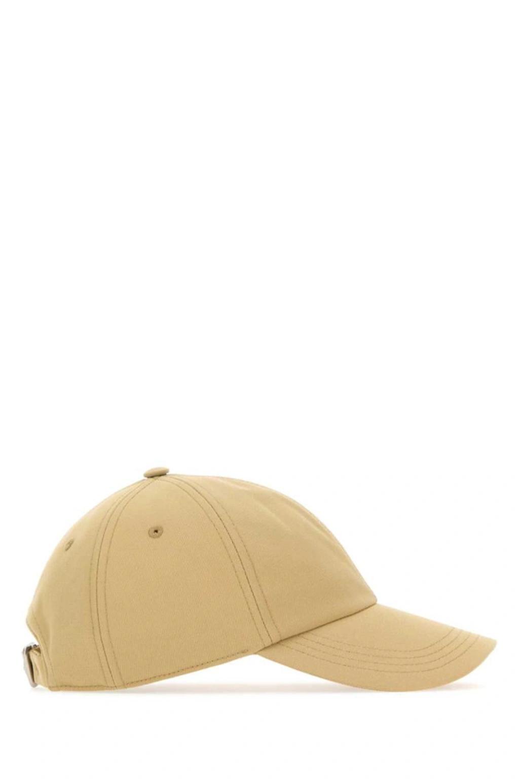 BURBERRY Check Lined Baseball Cap In Brown Product Image