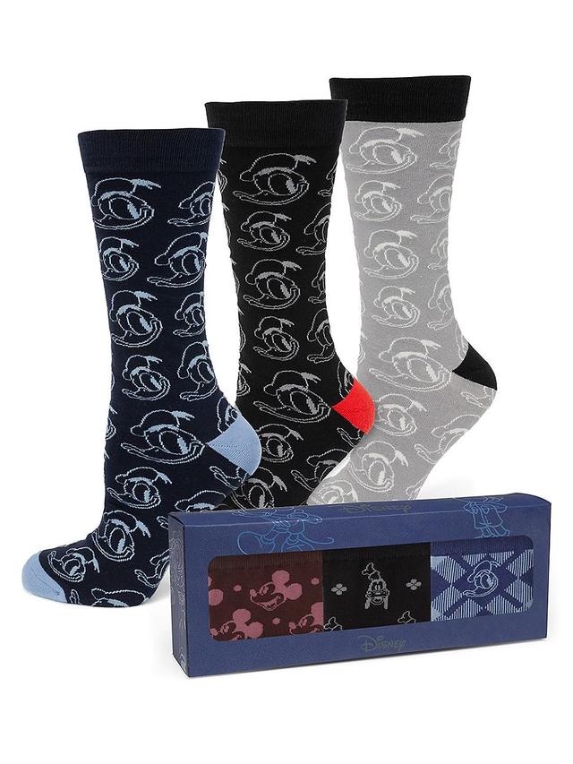 Mens 3-Pair Donald Duck Socks Product Image