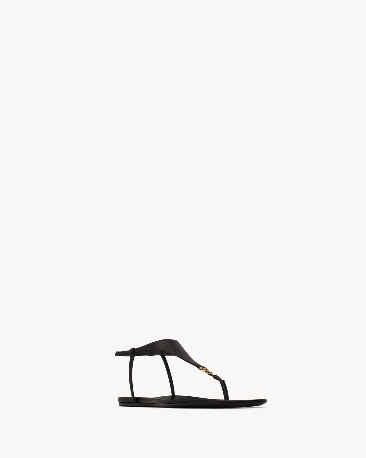 CASSANDRA sandals in smooth leather | Saint Laurent | YSL.com Product Image