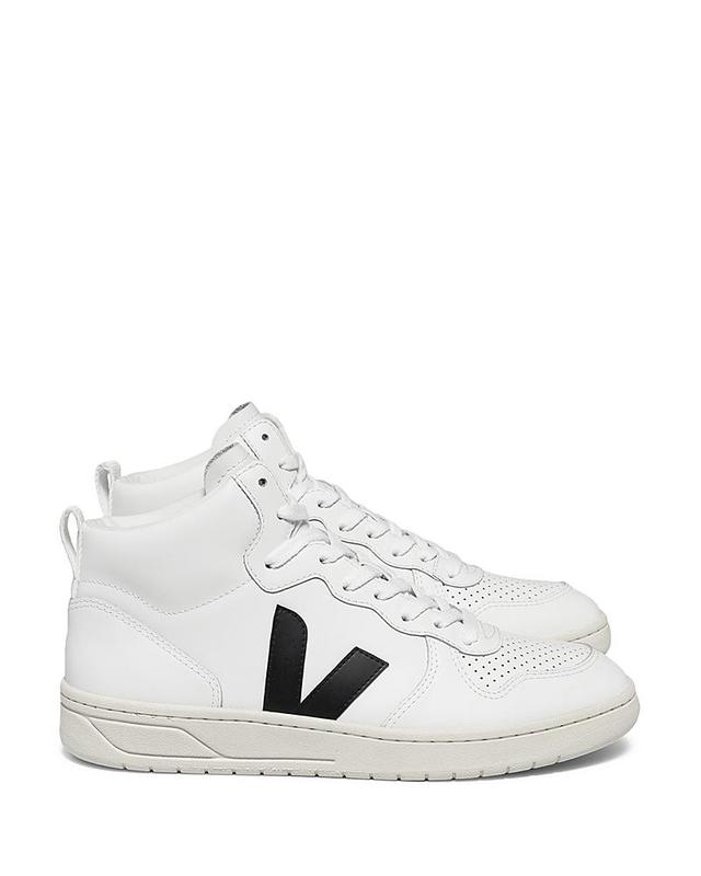 Veja Mens V-15 Lace Up Leather Sneakers Product Image