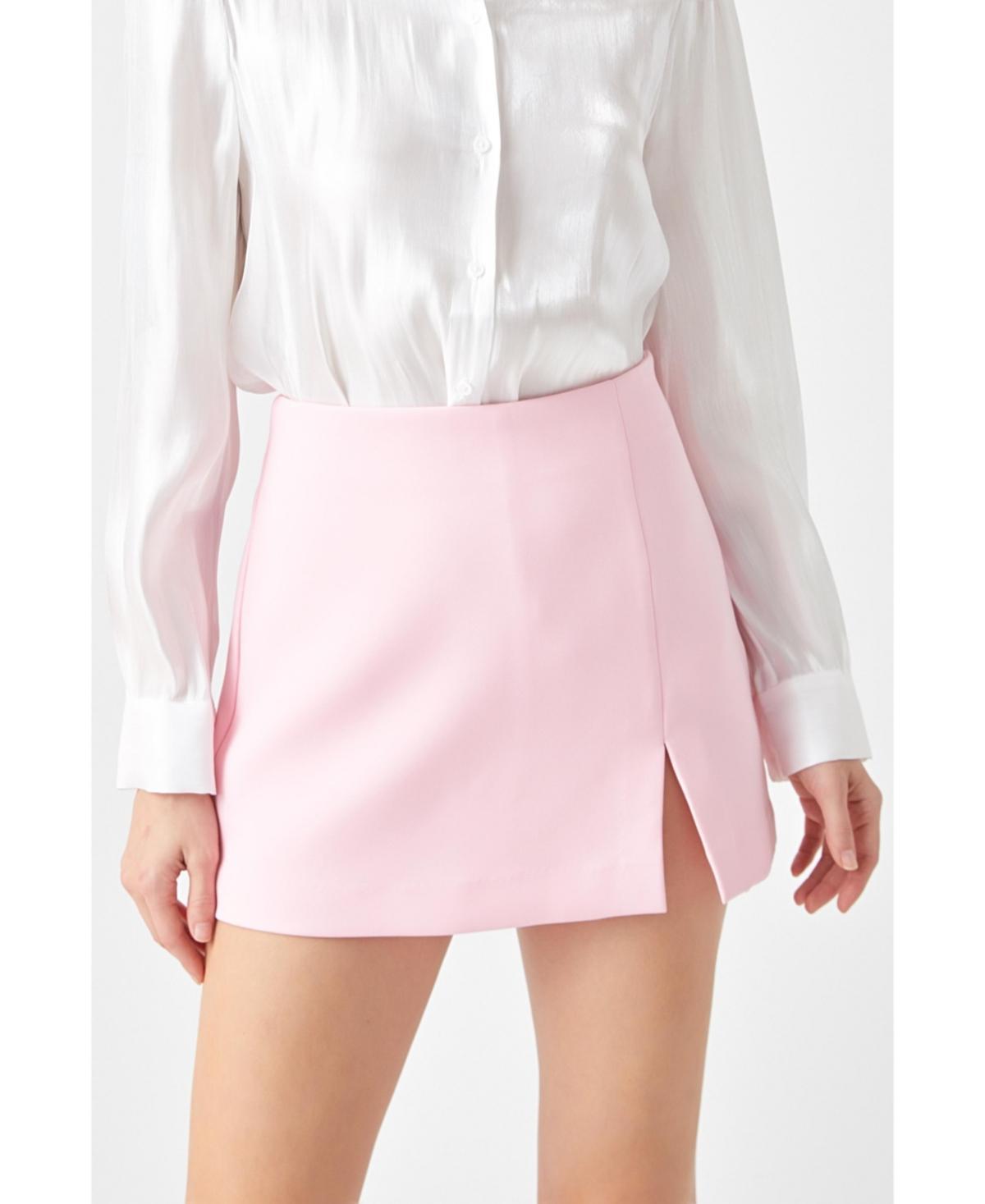 English Factory Slit Detail Skort Product Image