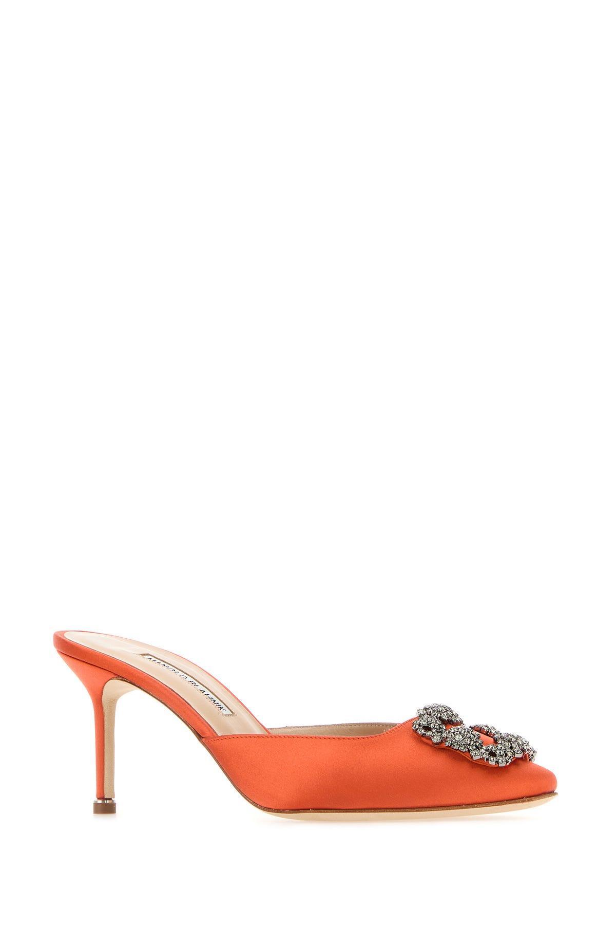 MANOLO BLAHNIK Sandali-40 Nd  Female In Orange Product Image