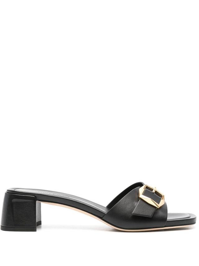 JIMMY CHOO Hawke Mules 40mm In Black Product Image