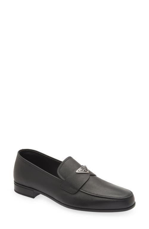 Prada Saffiano Leather Loafer Product Image