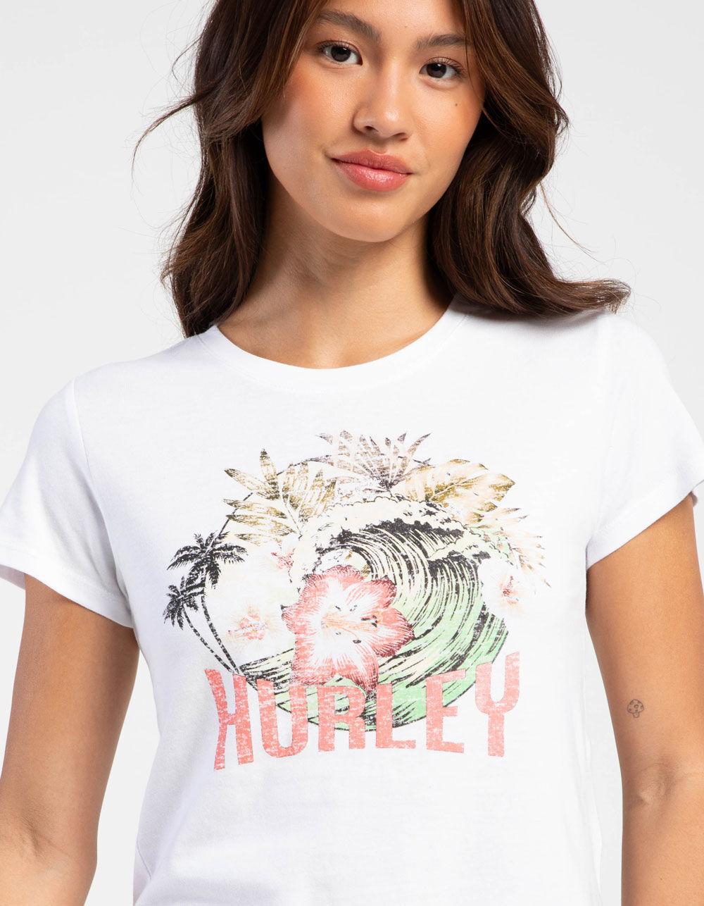 HURLEY Highland Tropics Womens Baby Tee Product Image