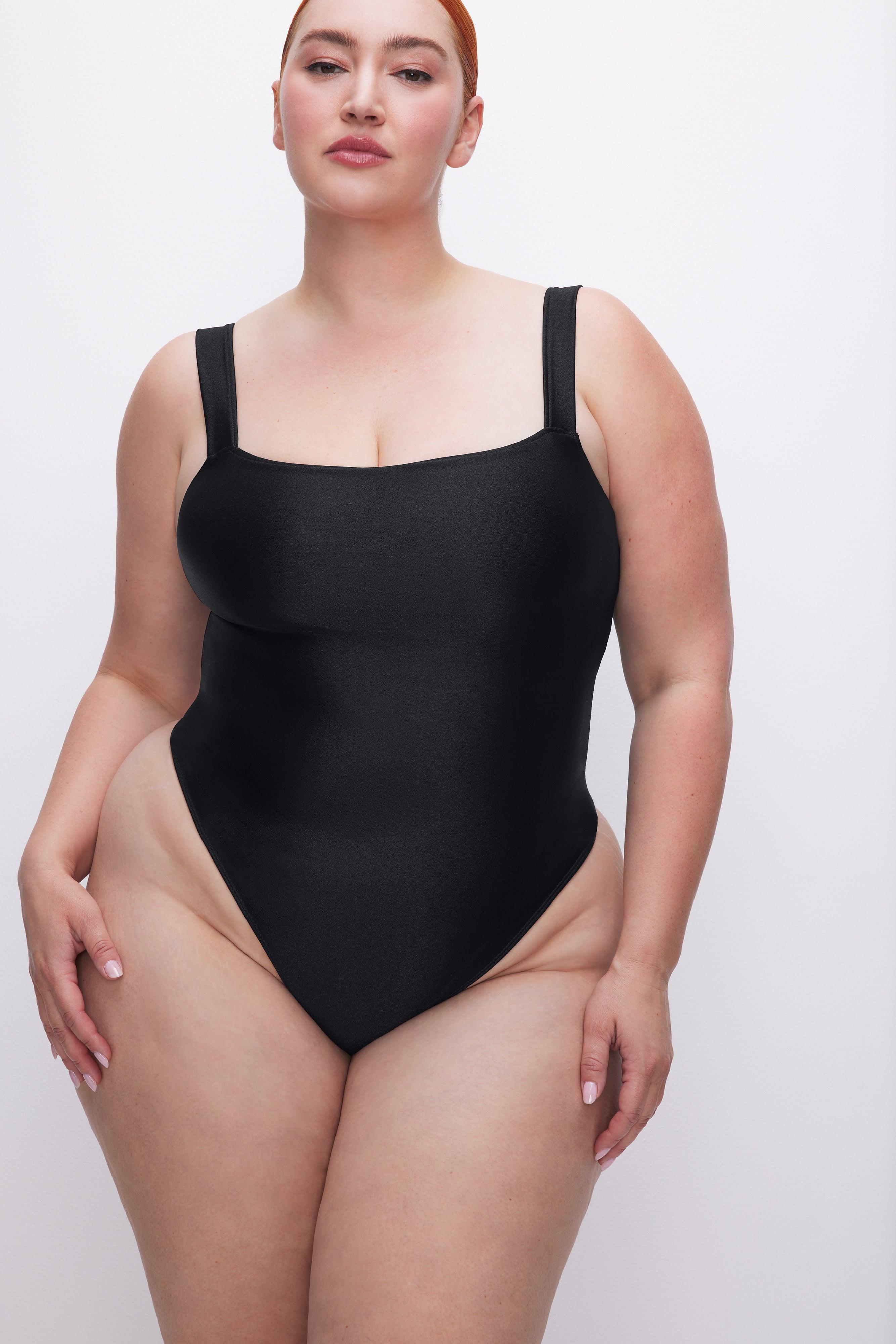 COMPRESSION SHINE BODYSUIT | BLACK001 Product Image