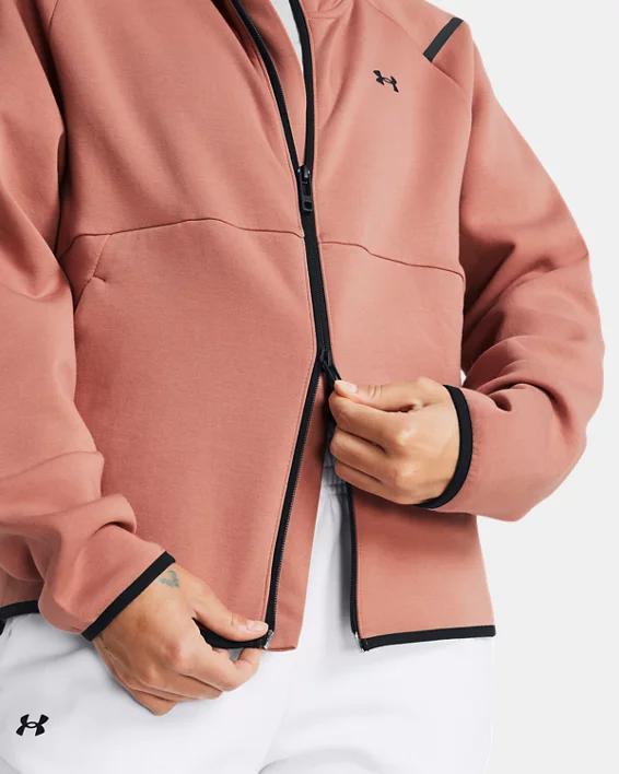 Women's UA Unstoppable Fleece Full-Zip Product Image