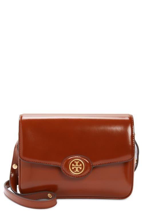 Tory Burch Robinson Spazzolato Leather Shoulder Bag Product Image