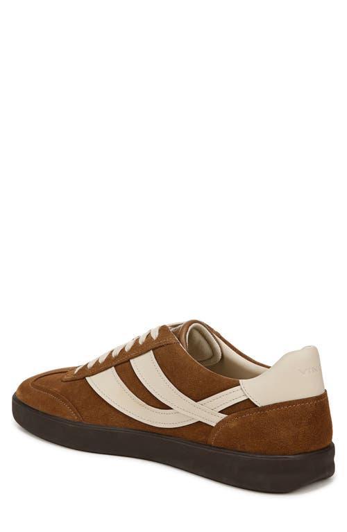 VINCE Men's Oasis Mixed Leather Retro Sneakers In Elmwood Product Image