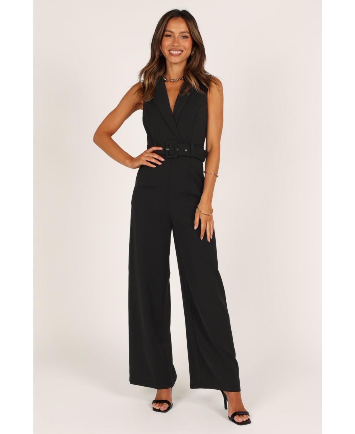 Petal and Pup Womens Sienna Belted Jumpsuit Product Image