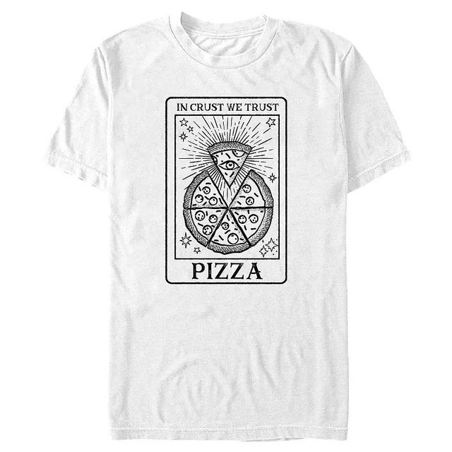 Big & Tall In Crust We Trust Pizza Card Graphic Tee, Mens Product Image