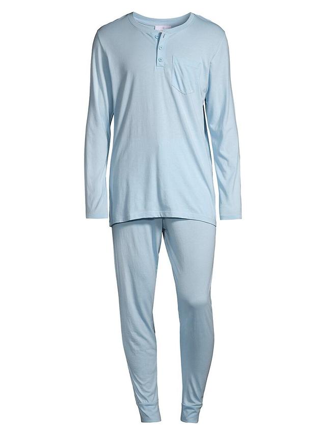 Mens Bella Henley & Pants Pajama Set Product Image