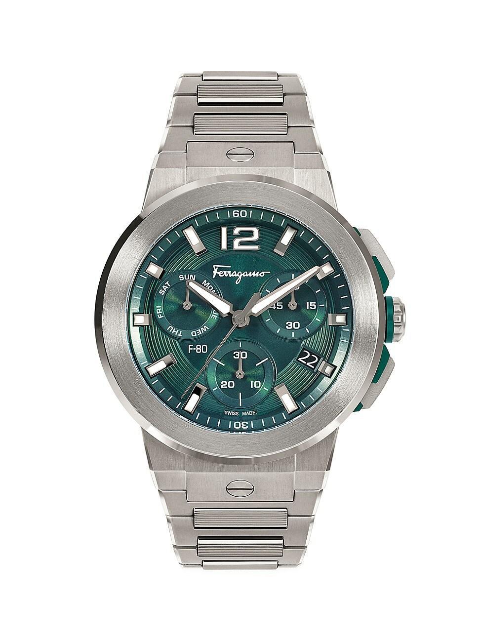 Mens Unisex F-80 Titanium Tech Chronograph Bracelet Watch Product Image