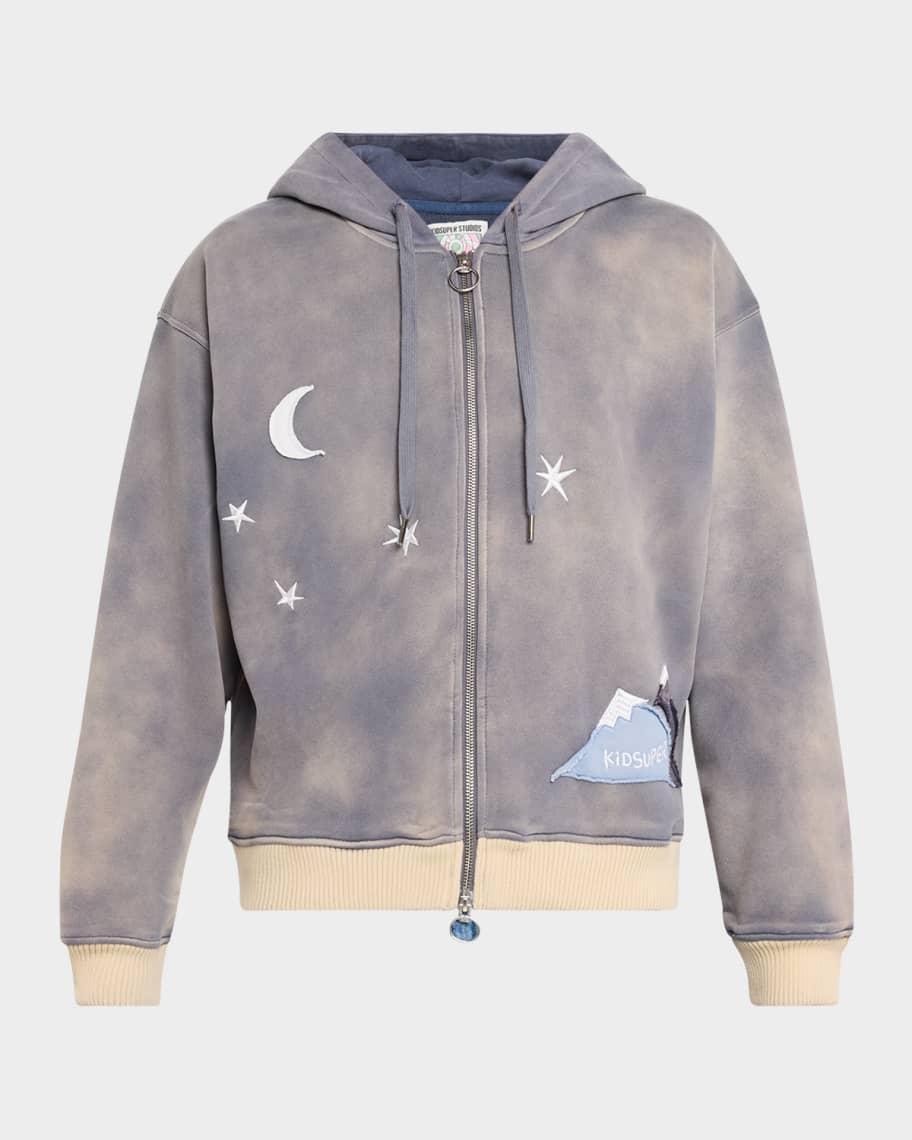 Mens Moon Heavyweight Zip Hoodie Product Image