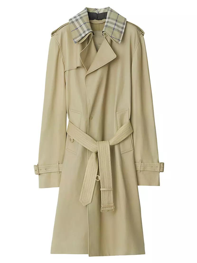 Leather Belted Trench Coat product image