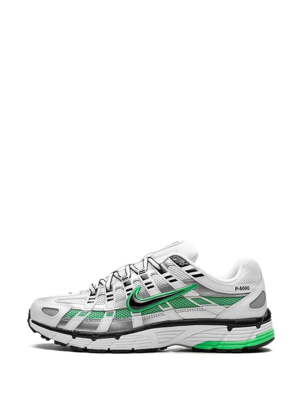 P-6000 Premium Sneakers White / Spring Green In Multicolor Product Image