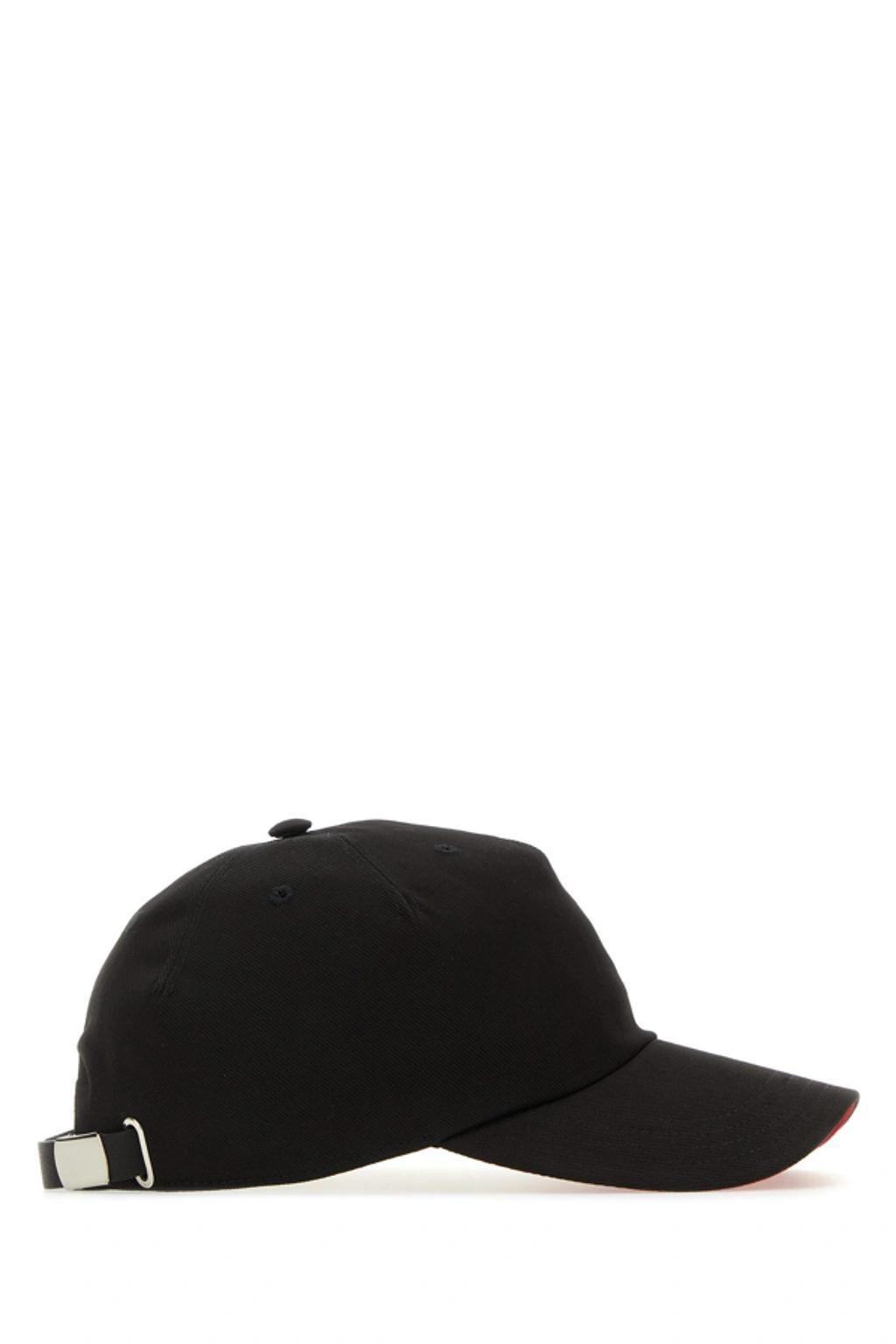 Logo-embroidered Cotton Cap In Black Product Image