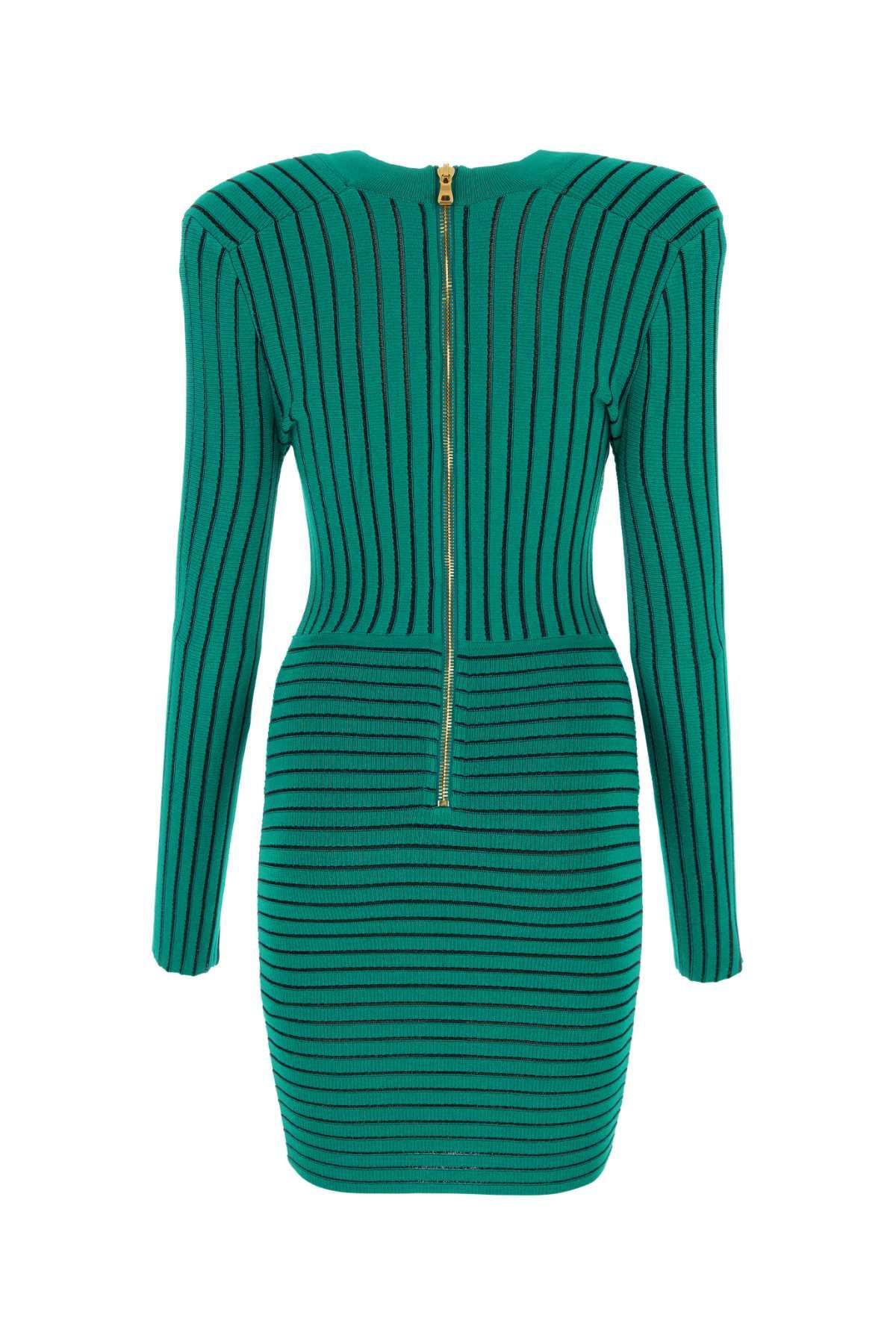 Embroidered Viscose Blend Mini Dress In Uel product image