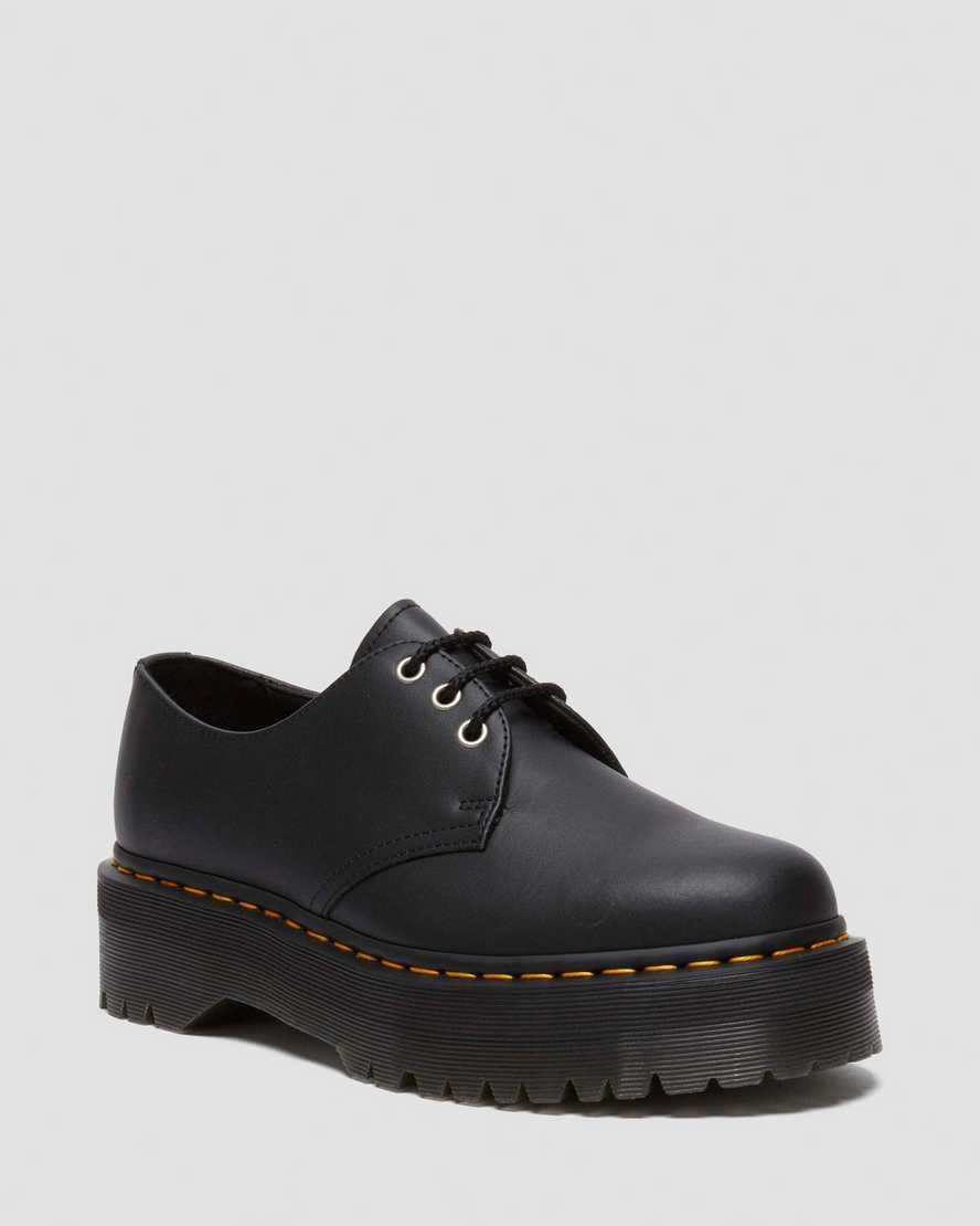 DR MARTENS 1461 Platform Genix Nappa Reclaimed Leather Oxford Shoes Product Image