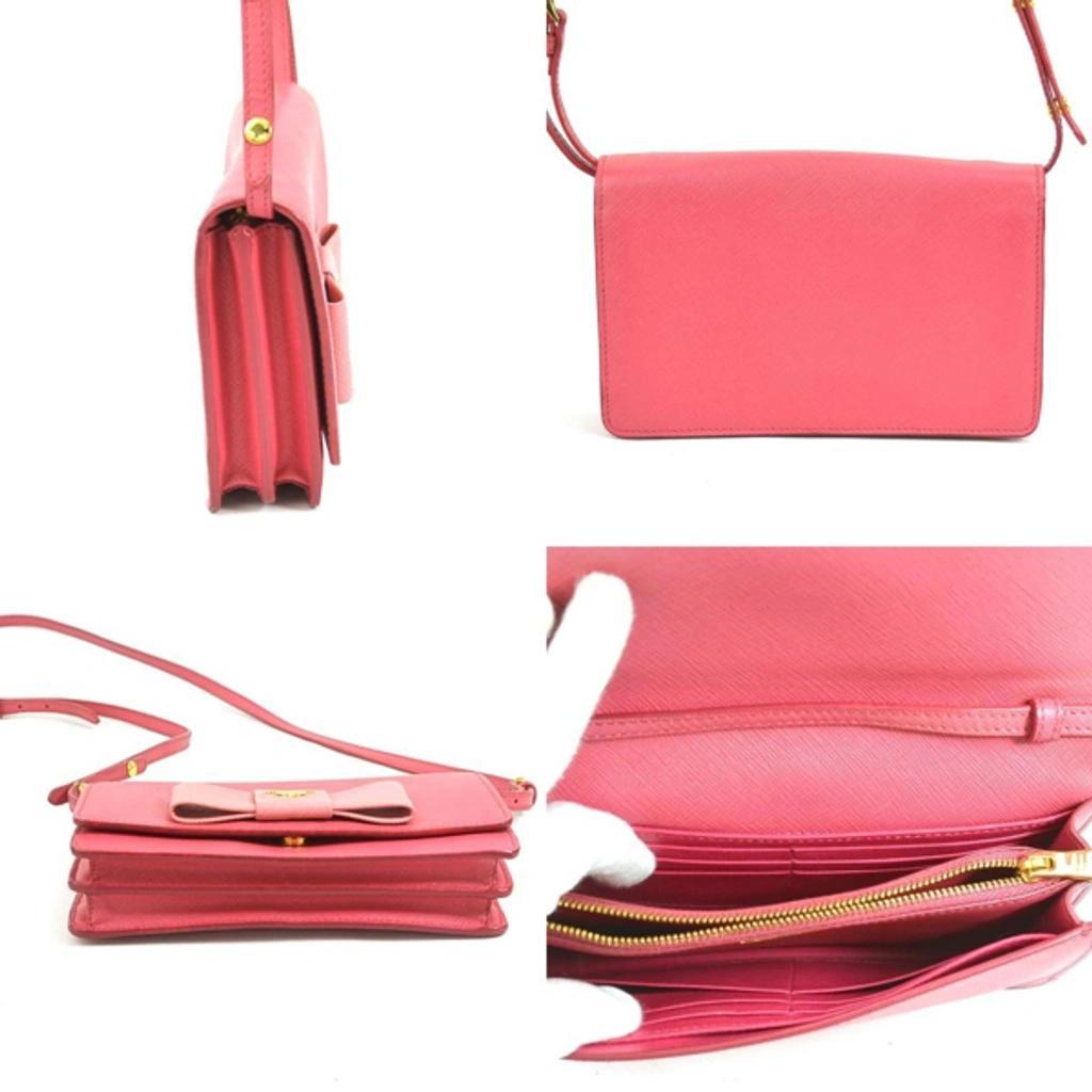 Saffiano Leather Shopper Bag () In Pink Product Image