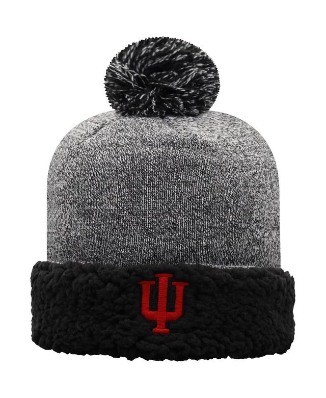 Womens Top of the World Indiana Hoosiers Snug Cuffed Knit Hat with Pom Product Image