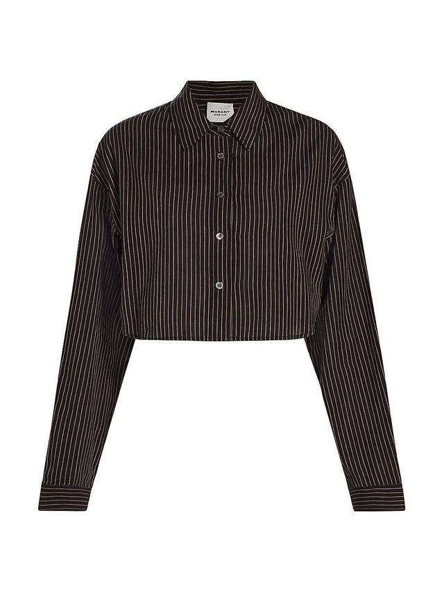 Womens Eliora Striped Cotton Shirt Product Image