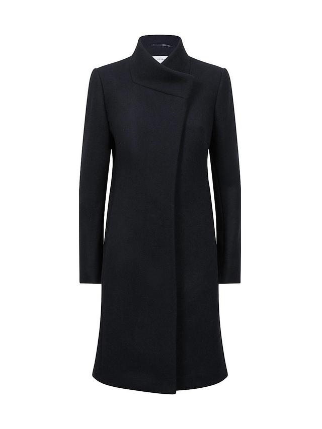 Womens Mia Wool-Blend Long Coat Product Image