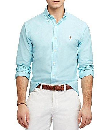 Polo Ralph Lauren Slim Fit Stretch Oxford Shirt (Bsr ) Men's Clothing Product Image