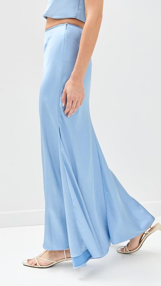 BARDOT Monroe Satin Maxi Skirt | Shopbop Product Image