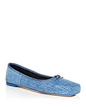 Alexander Wang Womens Billie Slip On Square Toe Flats Product Image