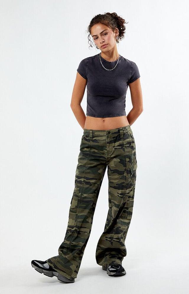 Women's Lightweight Low Rise Baggy Pants - Product Image