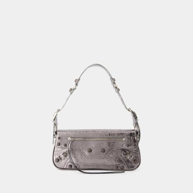 Le Cagole Sling S Shoulder Bag -  - Leather - Silver Product Image