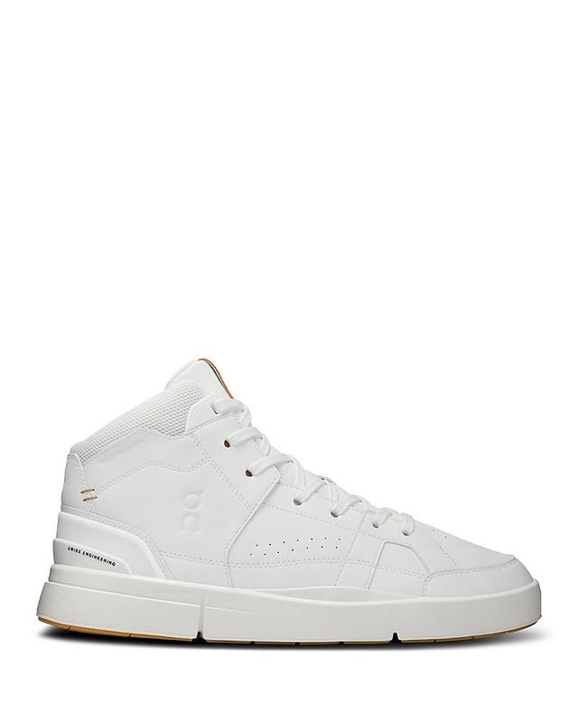 On Mens The Roger Clubhouse Mid Top Sneakers Product Image