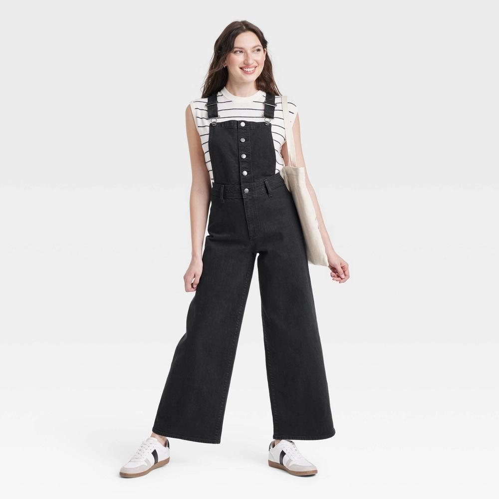 Women's Denim Sailor Overalls - Universal Thread™ Product Image