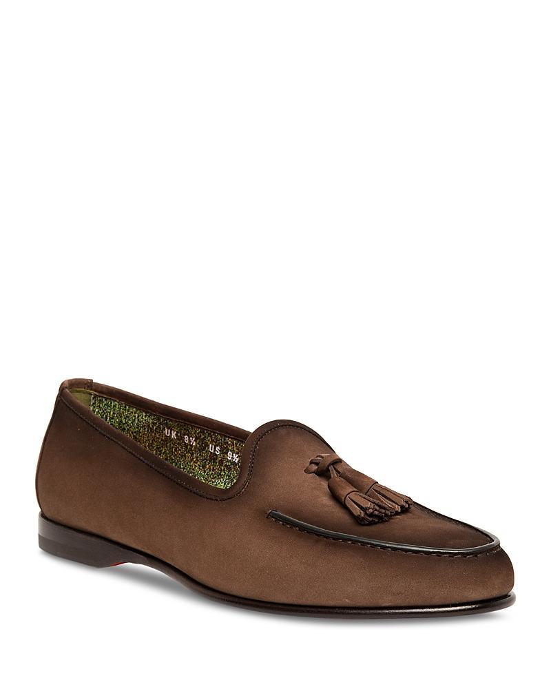 Santoni Mens Slip On Tassel Loafers Product Image