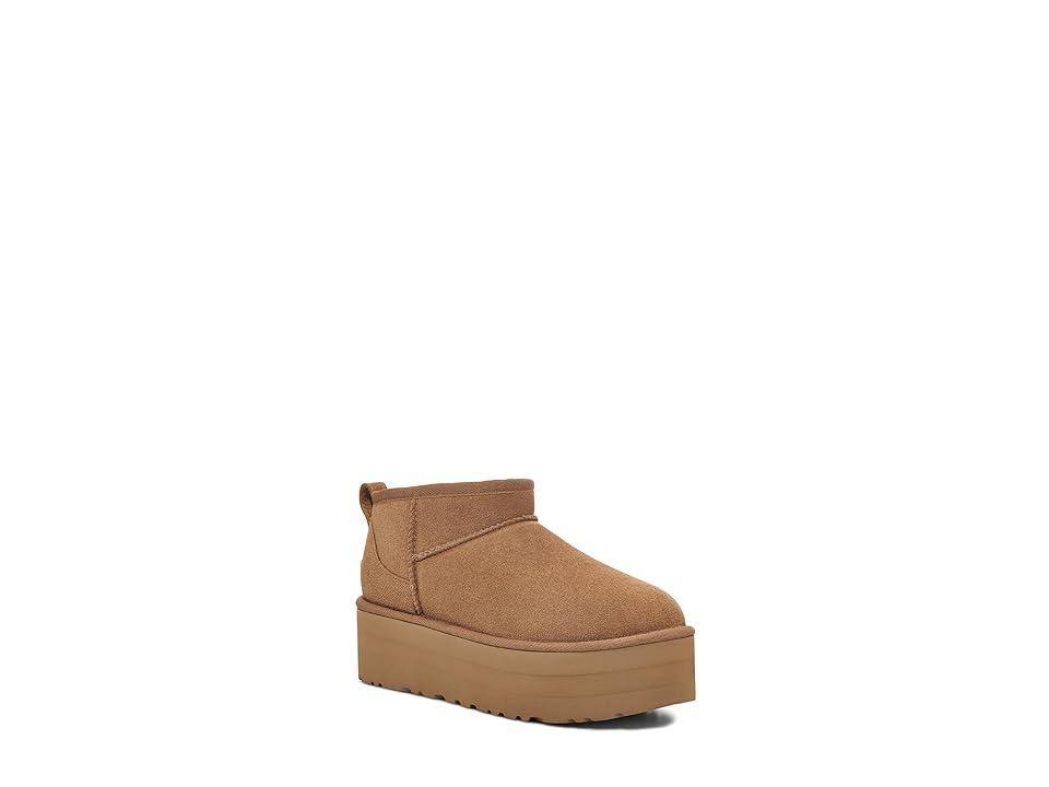 UGG Classic Ultra Mini Platform Suede Booties Product Image