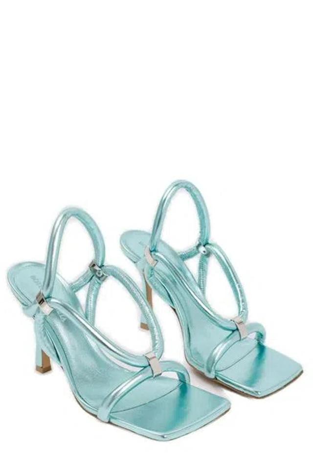 BOTTEGA VENETA Stretch Slingback Sandal In Turquoise Product Image