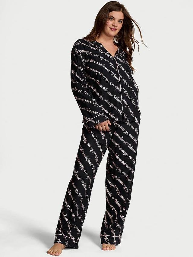 Flannel Long Pajama Set Product Image