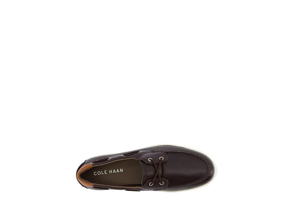 Cole Haan Nantucket Boat Shoe (Dark Chocolate/Ivory) Men's Lace-up Boots Product Image