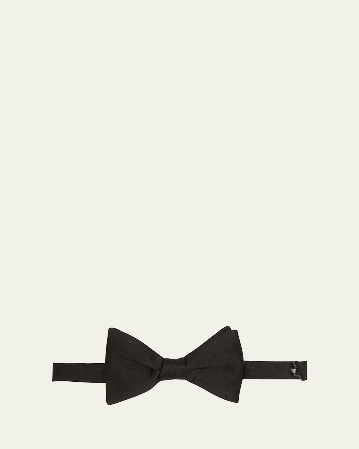 Mens Pre-Tied Silk Bow Tie Product Image