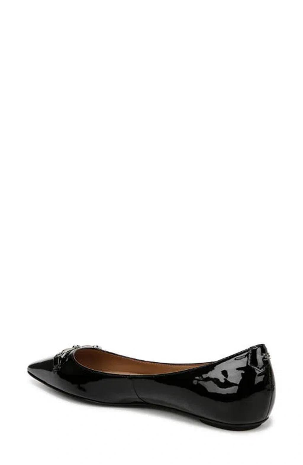 SAM EDELMAN Nori Pointed Toe Flat In Black Product Image