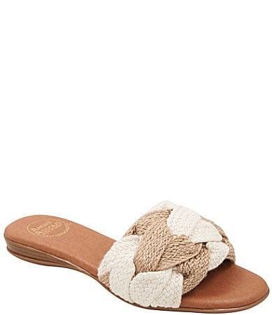 Andre Assous Nahala Woven Slide Sandals Product Image