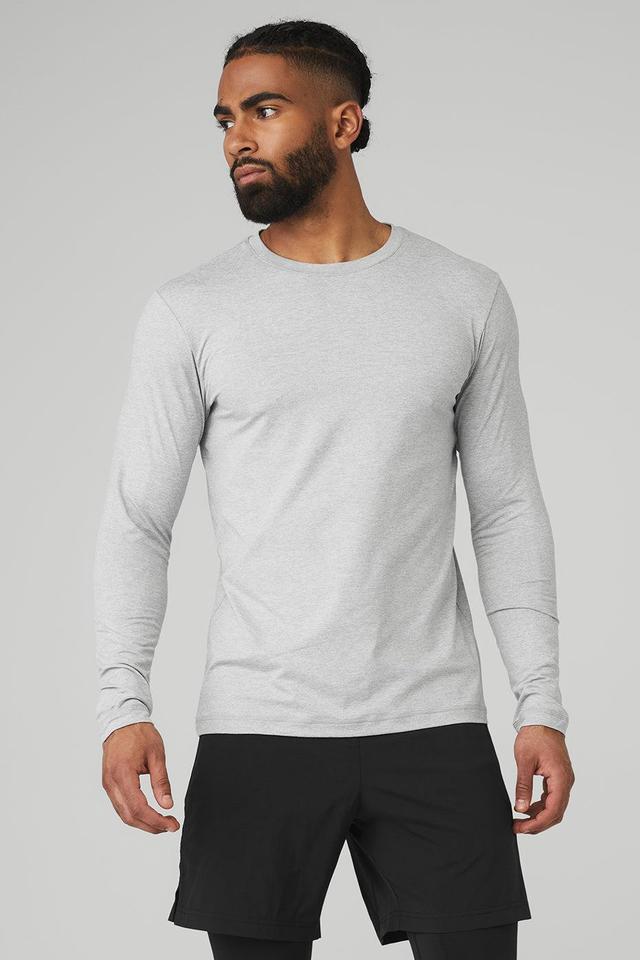 Conquer Reform Crewneck Long Sleeve - Athletic Heather Grey Male Product Image