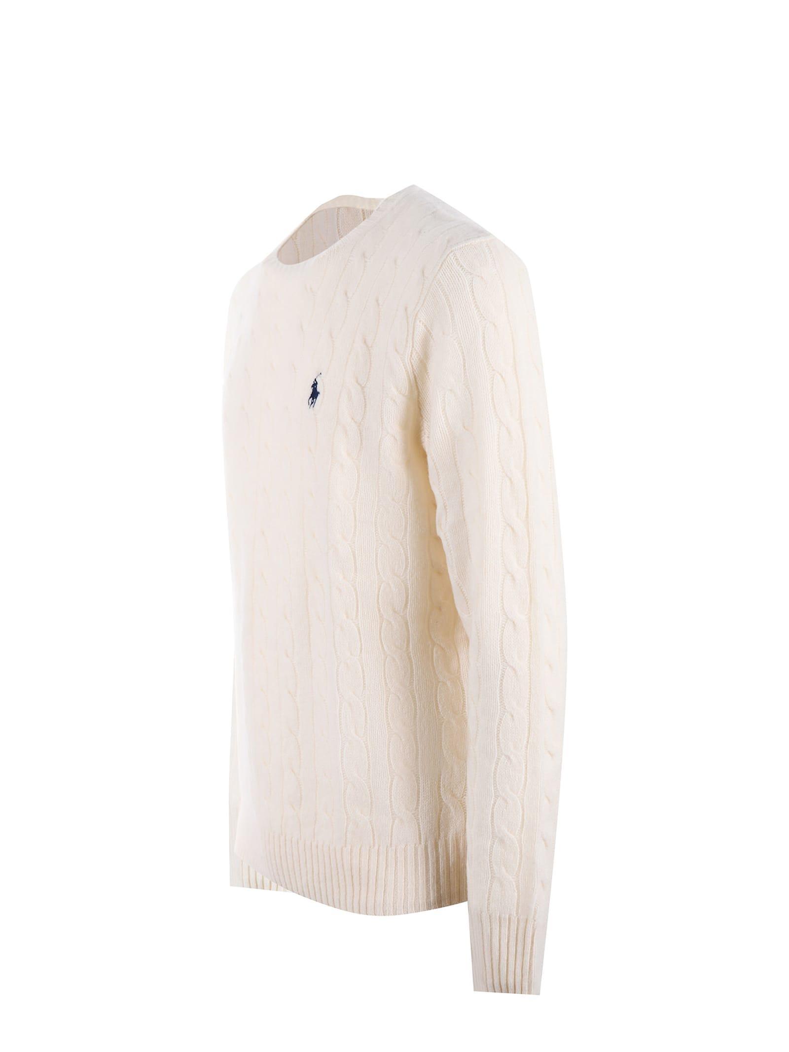 POLO RALPH LAUREN Wool And Cashmere Cable Knit Sweater Product Image